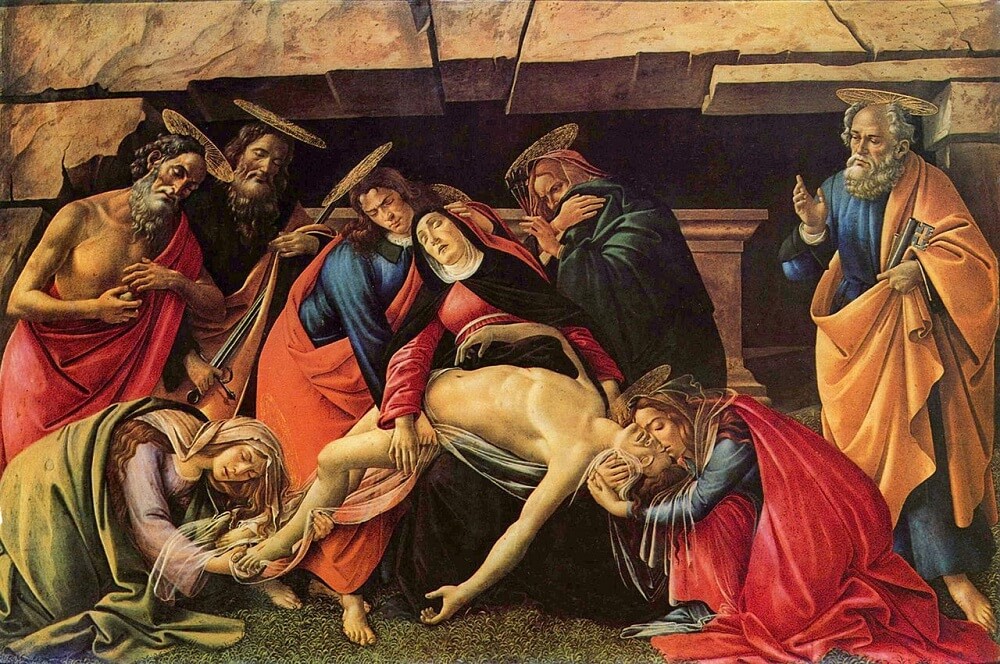 Lamentation over the Dead Christ, 1492 by Sandro Botticelli