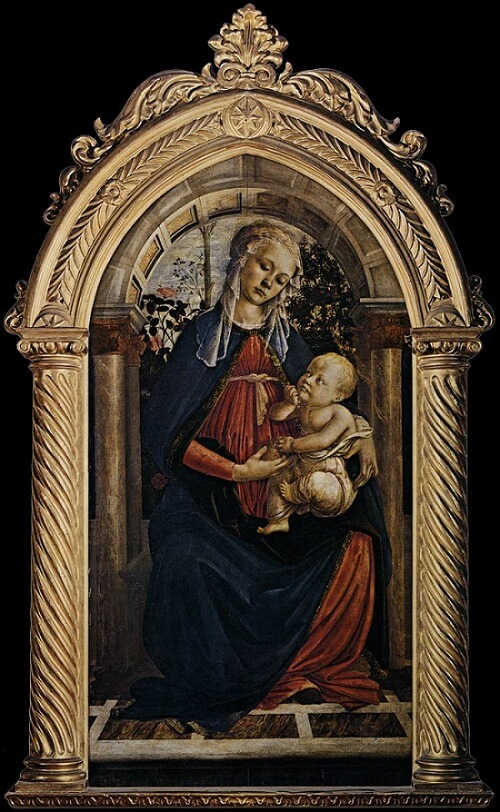 Madonna of the Rose Garden, 1470 by Sandro Botticelli