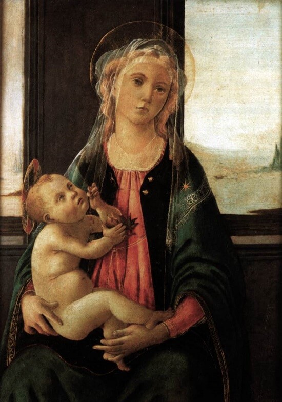 Modonna of the Sea by Sandro Botticelli