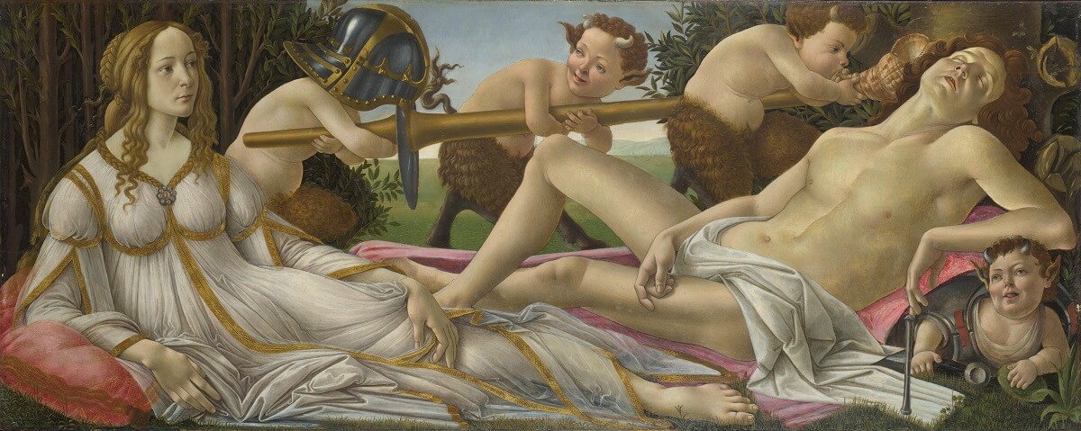 Mars and Venus, 1843 by Sandro Botticelli