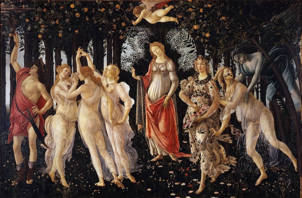 Primavera, 1482 by Sandro Botticelli