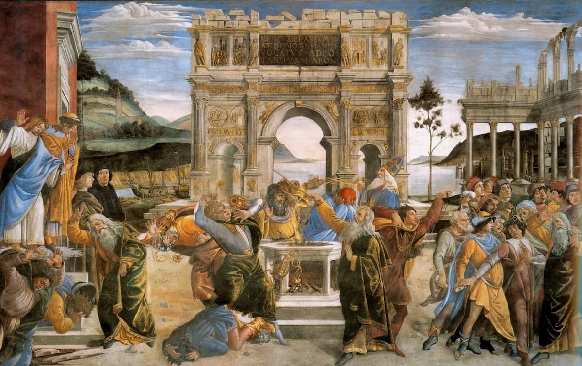 Punishment of the Rebels by Sandro Botticelli
