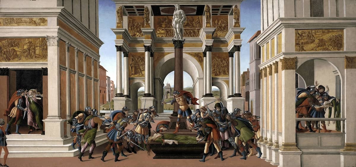The Story of Lucretia, 1504 by Sandro Botticelli