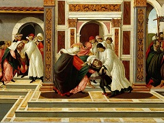 Last Miracle and the Death of St. Zenobius by Sandro Botticelli