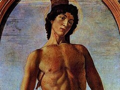 St Sebastian by Sandro Botticelli