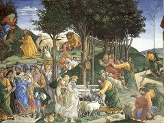 The Trials of Moses by Sandro Botticelli