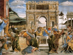 Punishment of the Rebels  by Sandro Botticelli