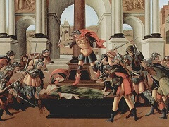The Story of Lucretia by Sandro Botticelli